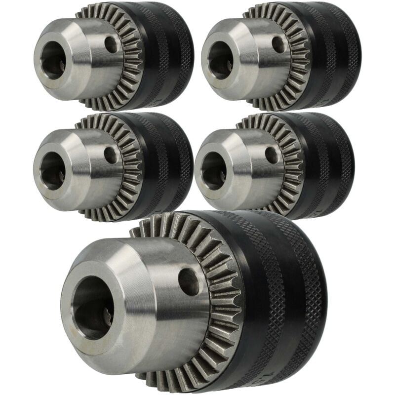 foto del prodotto 5x mandrino a cremagliera 1,5 13mm 13mm 1 2 x 20 compatibile con universale w rth, ryobi, panasonic trapano kress
