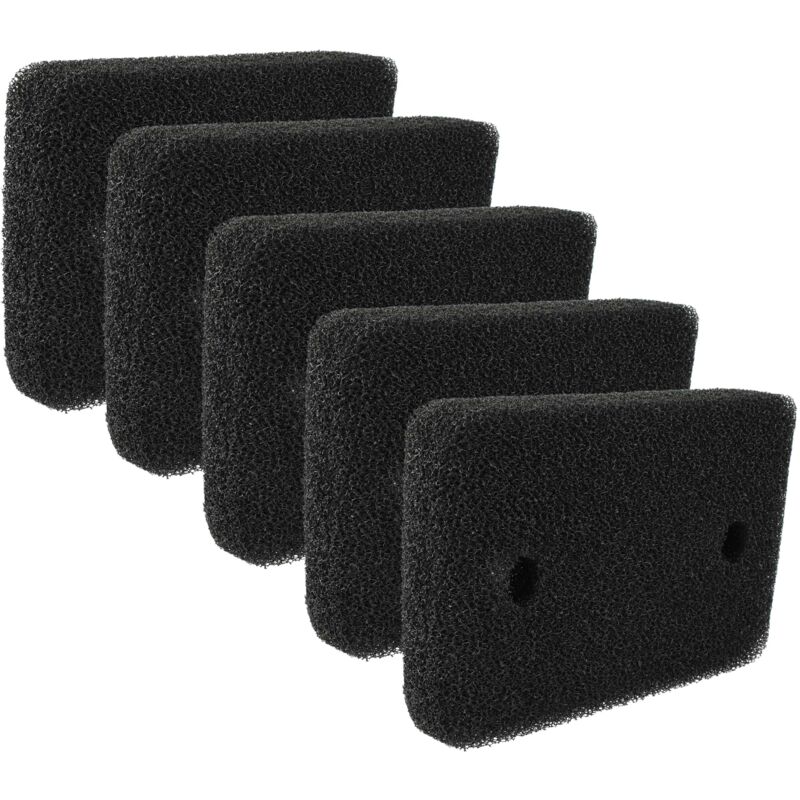foto del prodotto 5x microfiltro compatibile con miele t 8967 wp ecocomfort, t 8966 wp ecocomfort, t 8927 wp ecocomfort, t 8926 wp ecocomfort asciugatrice vhbw