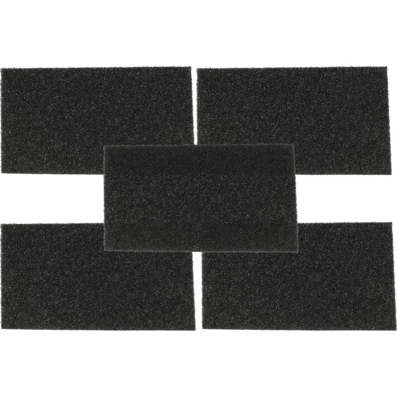 foto del prodotto 5x pannello filtrante compatibile con elektra bregenz tkf 3500 asciugatrice vhbw