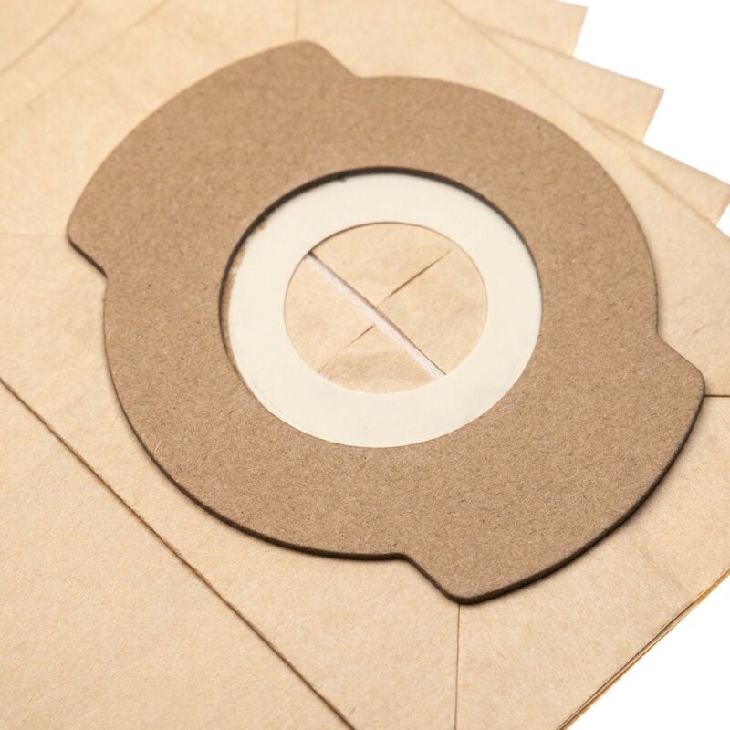 foto del prodotto 5x sacchetti compatibile con bosch easyvac 3 aspirapolvere - in carta, 18.1cm x 15,2cm, marrone - vhbw