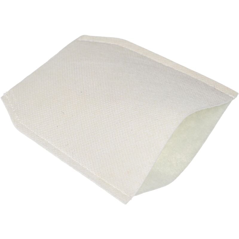 foto del prodotto 5x sacchetti compatibile con makita cl070ds, cl100, cl100d, cl100dzx, cl106, cl106d, cl183, cl183d, dcl180 aspirapolvere in microfibra, bianco
