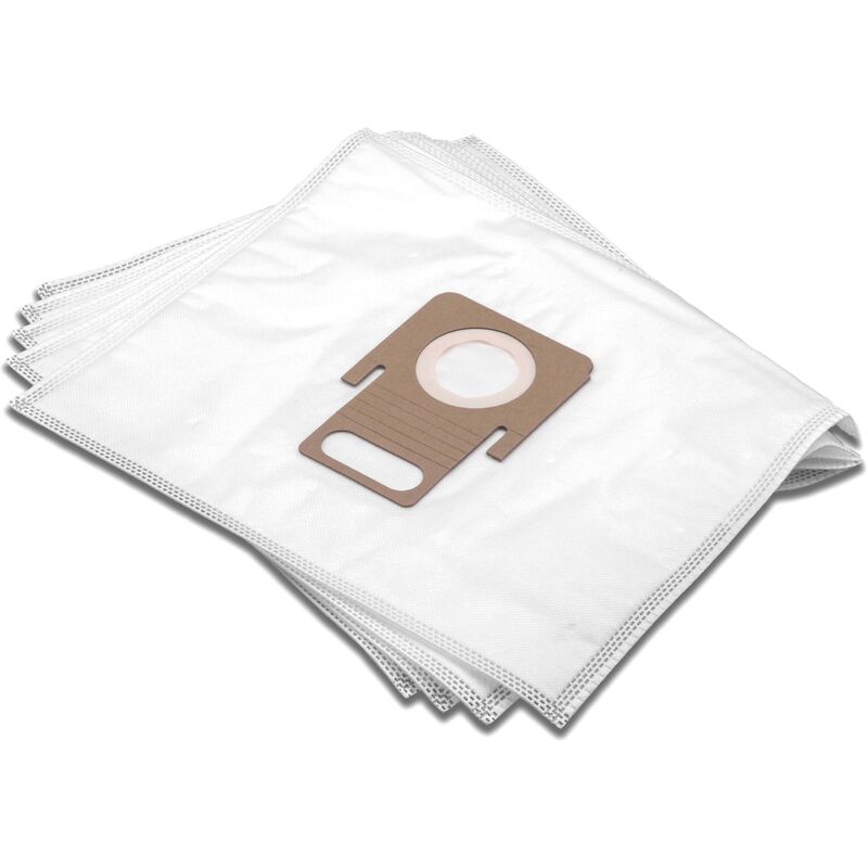 foto del prodotto 5x sacchetti compatibile con thomas anti-allergy, home clean parquet, multi-clean x10, multi-clean x7 aspirapolvere - in microfibra, bianco - vhbw
