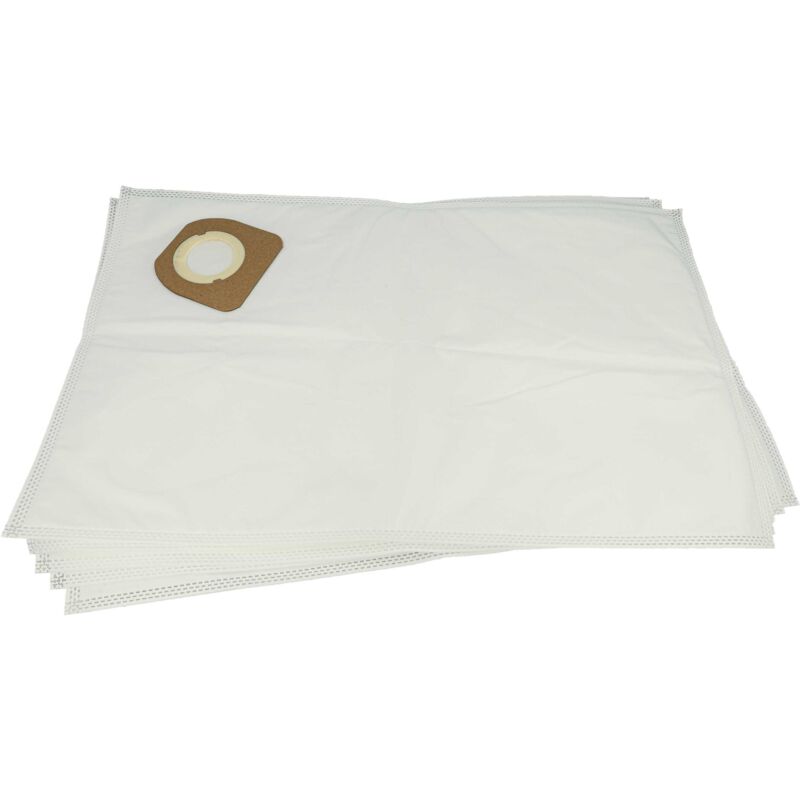 foto del prodotto 5x sacchetto compatibile con dewalt dcv586mk aspirapolvere microfibra, tipo m, 55cm x 34cm bianco vhbw