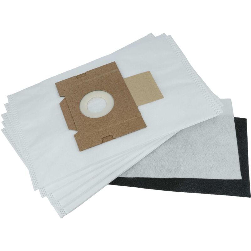 foto del prodotto 5x sacchetto compatibile con fakir s 200, s 200 electronic, s 250, s 250 supertronic, s 350, s 350 ko power aspirapolvere - microfibra, 29cm x