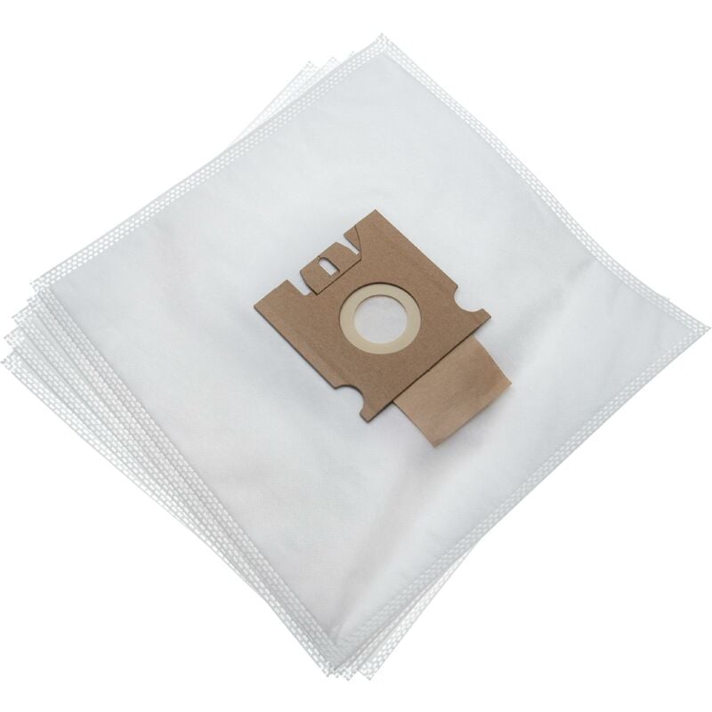 foto del prodotto 5x sacchetto compatibile con hoover trt5703 001, trt5707 021, trt5710 099 aspirapolvere - in microfibra, 27,9cm x 26,8cm, bianco - vhbw
