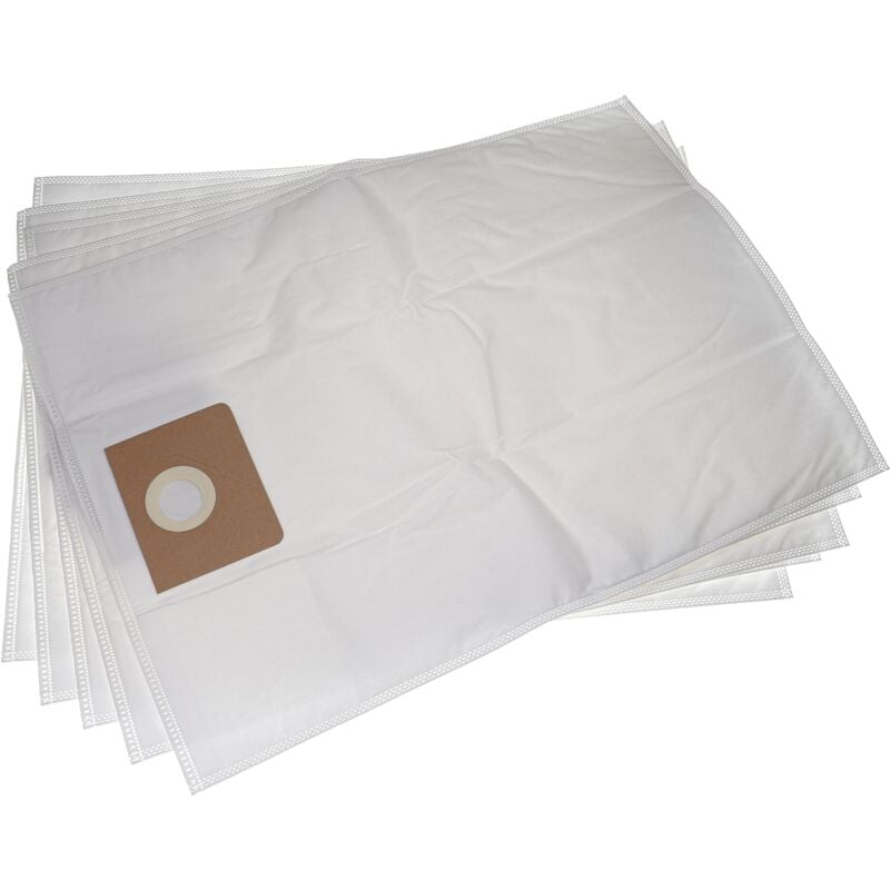 foto del prodotto 5x sacchetto compatibile con k rcher nt 611 eco m, nt 611 eco te, nt 611 eco ma aspirapolvere microfibra, 36,5cm x 25cm bianco vhbw