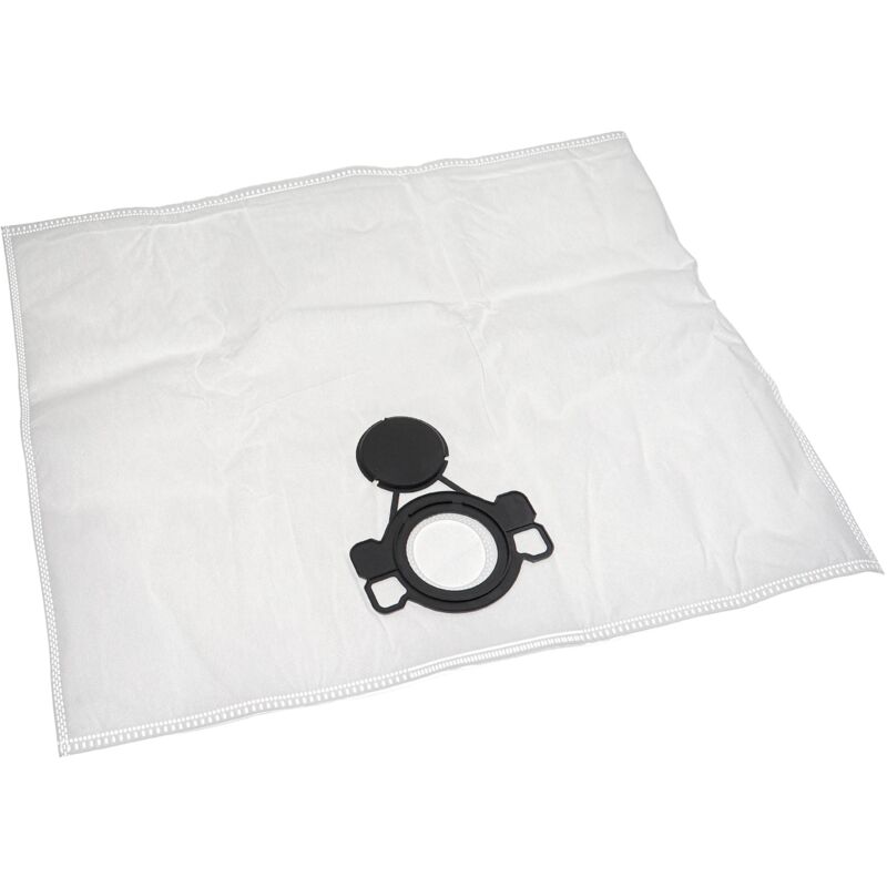 foto del prodotto 5x sacchetto compatibile con mirka 415, 915 m, 915 l aspirapolvere microfibra, 27cm x 21,5cm bianco vhbw