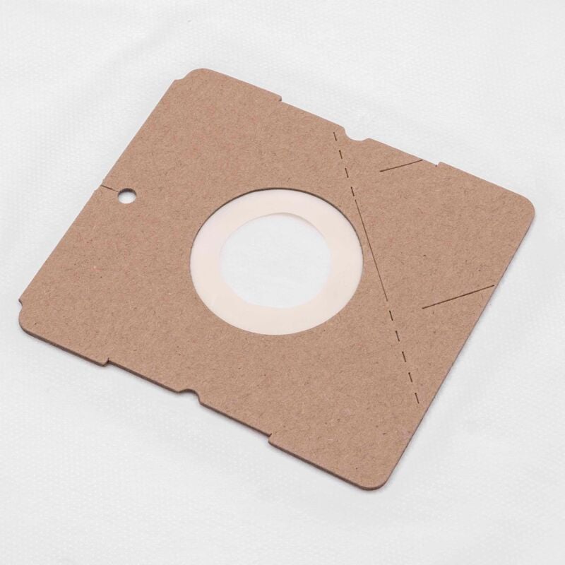 foto del prodotto 5x sacchetto compatibile con my edition vc-103919.4 aspirapolvere - microfibra, 31,5cm x 30cm bianco - vhbw