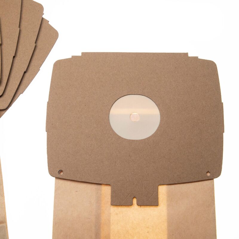foto del prodotto 5x sacchetto compatibile con volta u360, u360s aspirapolvere carta, 26,25cm x 15,15cm marrone vhbw