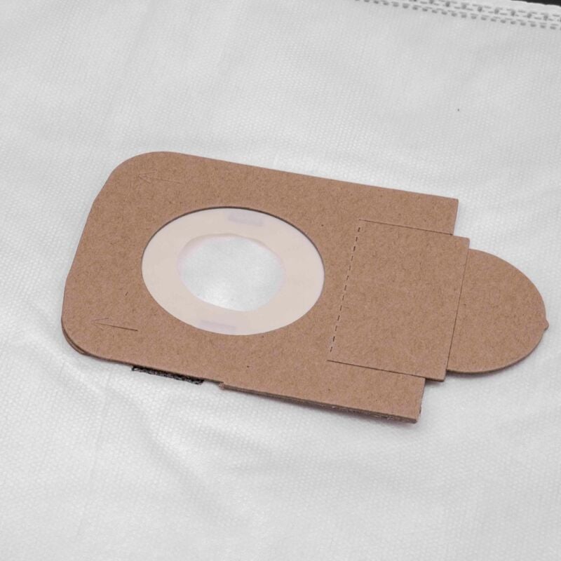 foto del prodotto 5x sacchetto dell aspirapolvere compatibile con rowenta silence force ro6477, ro6432 aspirapolvere in microfibra, 31cm x 26cm, bianco vhbw