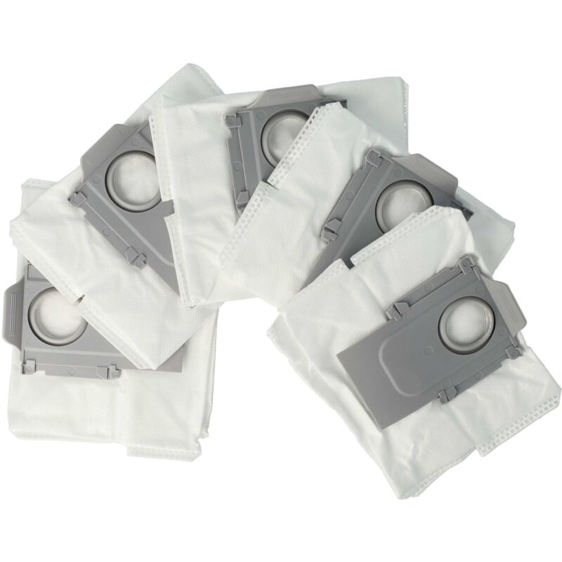 foto del prodotto 5x sacchetto per la polvere compatibile con roborock q5, g10s, g10pro, q7, q5 robot aspirapolvere - sacchetto per la stazione di aspirazione - vhbw