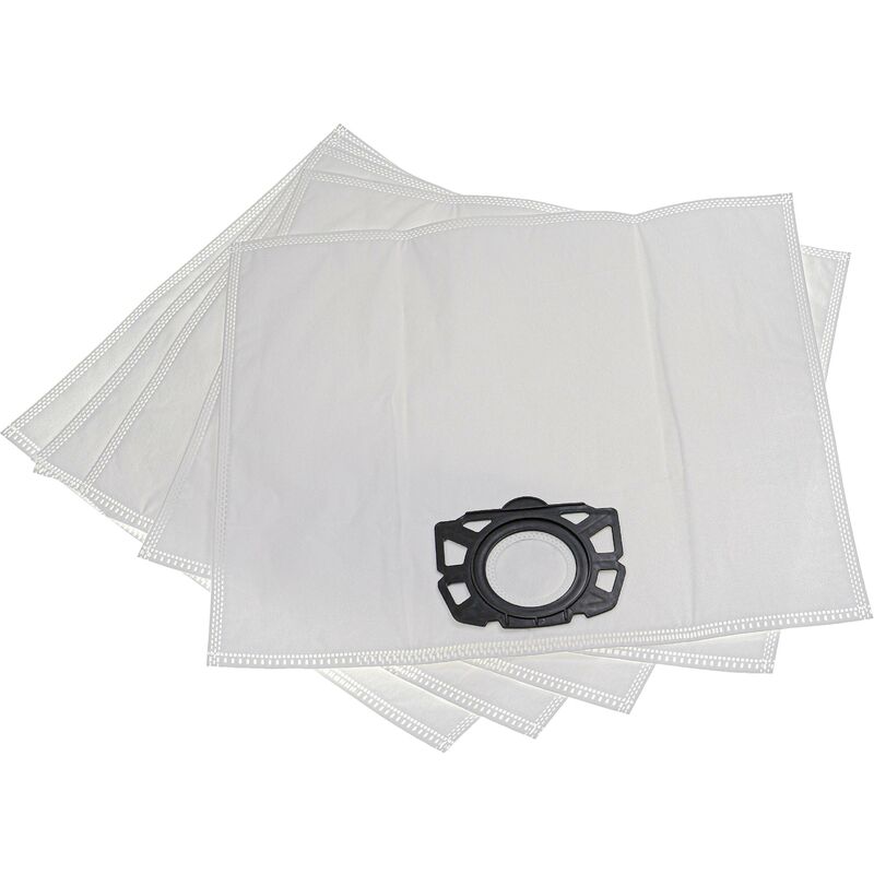 foto del prodotto 5x sacchetto sostituisce k rcher 4039784550339, 6.904 413.0 per aspirapolvere microfibra, 39cm x 24,5cm bianco vhbw