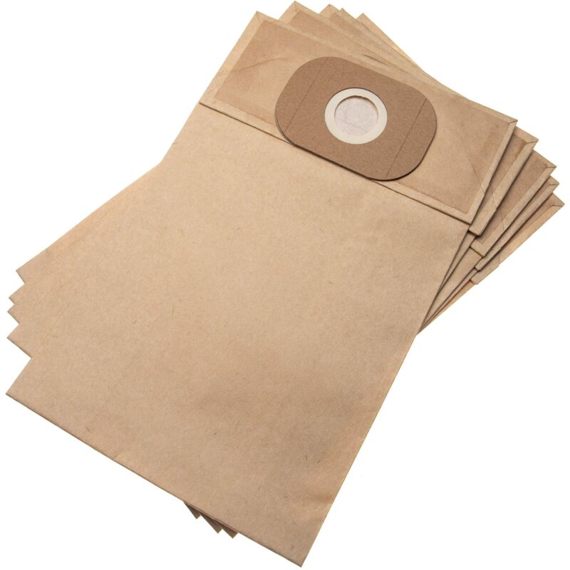 foto del prodotto 5x sacchetto sostituisce k rcher 6.904-216.0, 6.904-216 per aspirapolvere - carta, 30cm x 18,95cm marrone - vhbw