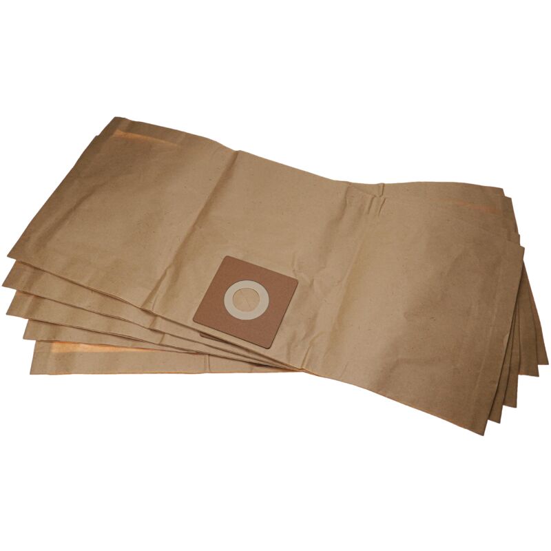 foto del prodotto 5x sacchetto sostituisce k rcher 6.906 104 per aspirapolvere carta marrone vhbw
