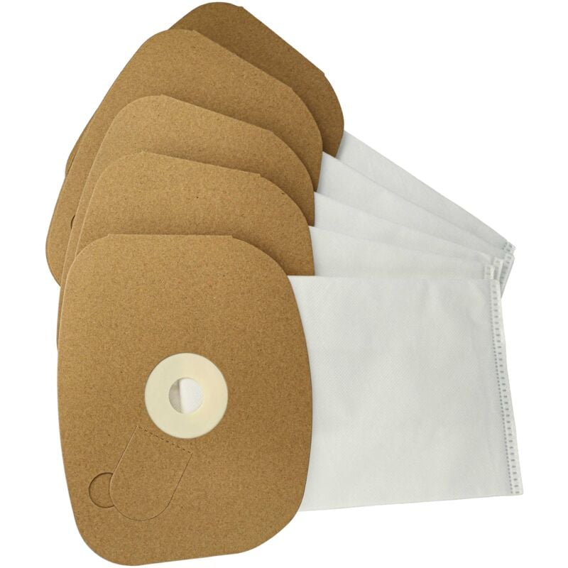 foto del prodotto 5x sacchetto sostituisce sprintus 119102 per aspirapolvere microfibra, 36cm x 17cm bianco vhbw