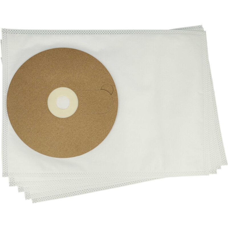 foto del prodotto 5x sacchetto sostituisce wirbel 895041 per aspirapolvere microfibra, 37,5cm x 27cm bianco vhbw