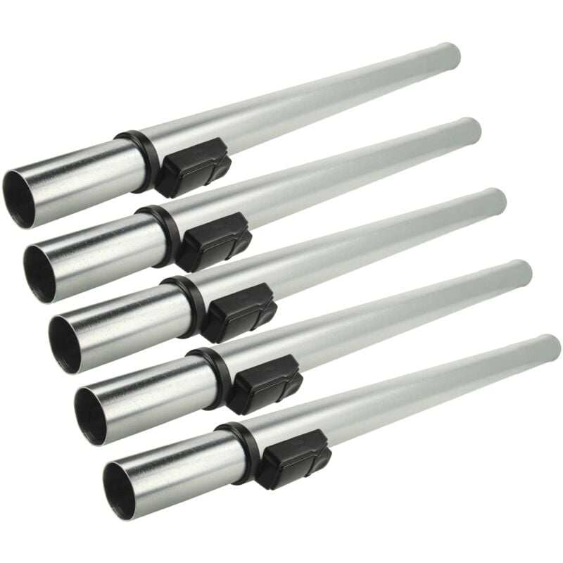 foto del prodotto 5x tubo compatibile con electrolux z951, uz 945 aspirapolvere con attacco da 32 mm, 60 94 cm, nero argento vhbw