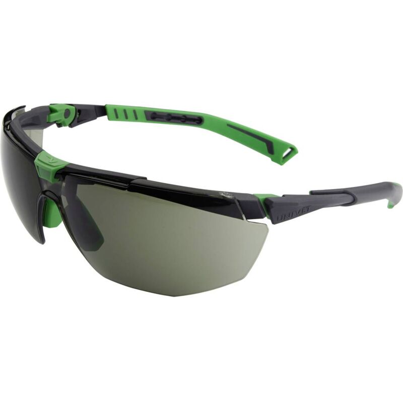 foto del prodotto 5x1 5x1 03 05 occhiali di protezione antiappannante, incl. protezione raggi uv nero, verde en 166 din 166 univet