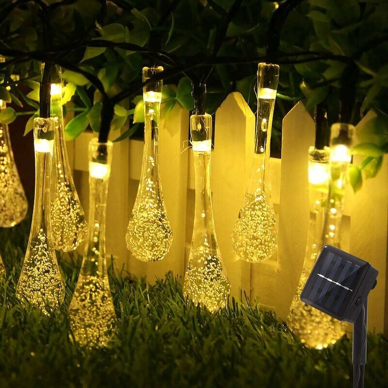 foto del prodotto 6,5 m 30 led luci solari a stringa luci da giardino per esterni 8 modalit luci fatate impermeabili per festival festa giardino patio albero
