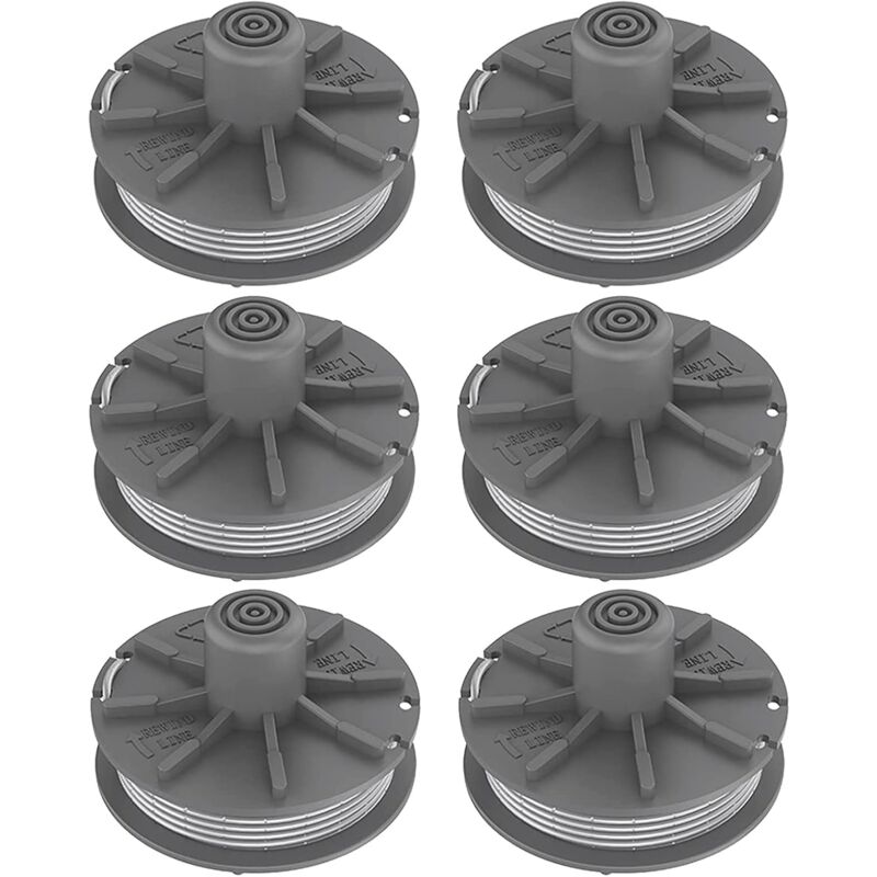 foto del prodotto 6 bobine di filo per gardena 5307 20, easycut 400 articolo 8846, easycut 400 25 articolo 9807, comfortcut450 art.8847
