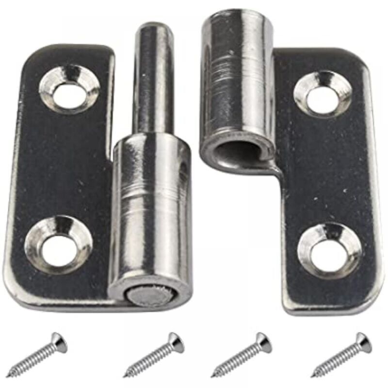 immagine 0 del prodotto 6 mini cerniere in metallo anticato, cerniere in ferro, design classico, per armadi, porte, bauli, lattine, stile vintage, stile retr , 36 x 23 mm,