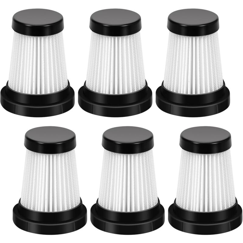 foto del prodotto 6 pezzi di accessori per filtro aria ad alta efficienza per aspirapolvere senza fili moosoo k12 k12 pro k13, filtro per aspirapolvere lavabile