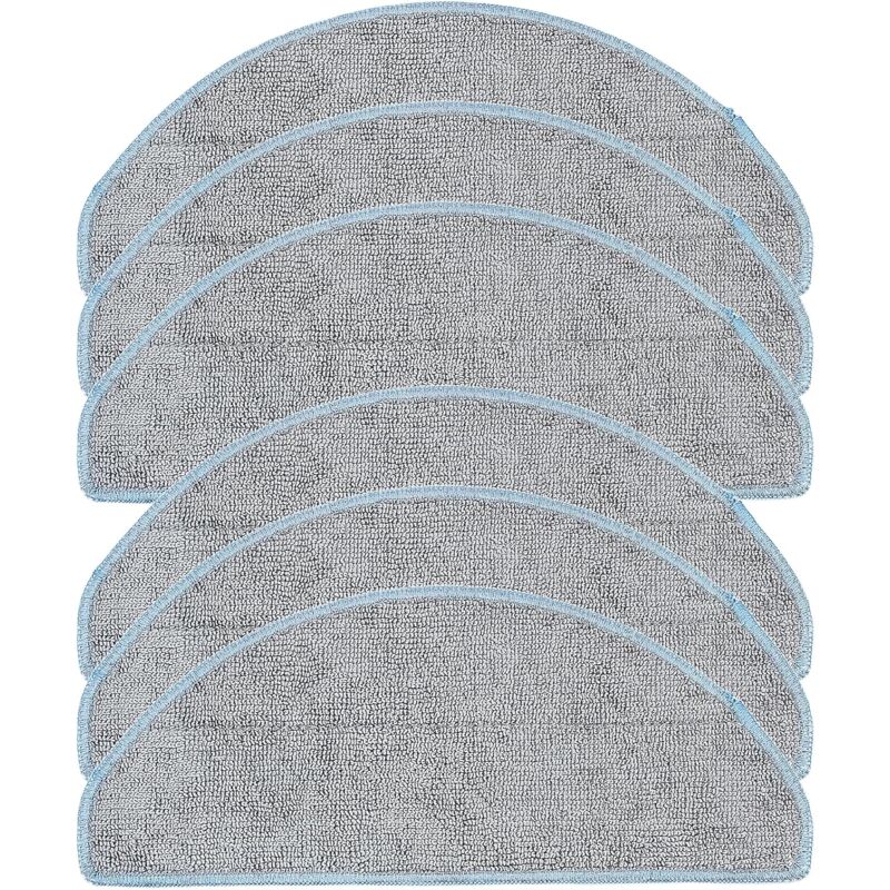 foto del prodotto 6 pezzi di ricambio per panno di pulizia per irobot roomba combo essential y0112 y0110 robot aspirapolvere pezzo di ricambio, panno in microfibra