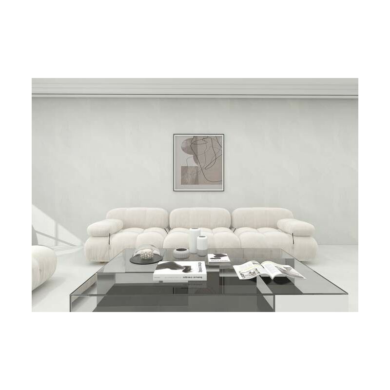 foto del prodotto 6 piastrelle rivestimento da muro vinilico spc mm3x457x914 bianco