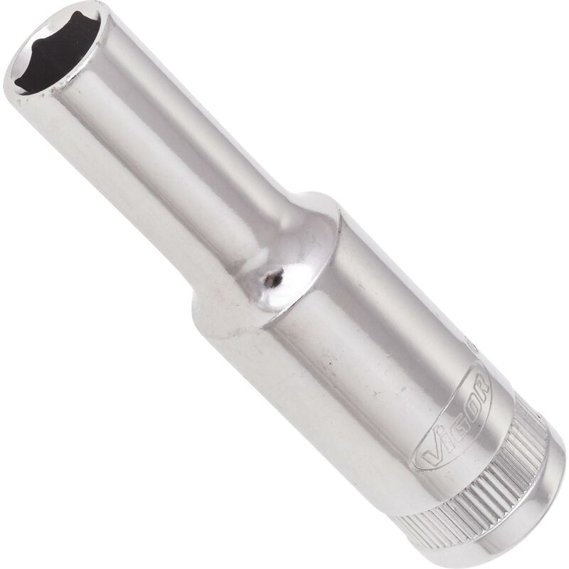 foto del prodotto 6 point socket long v2016n attacco quadro, cavo, 3 8 di pollice 10 mm profilo esagonale esterno size 8 mm
