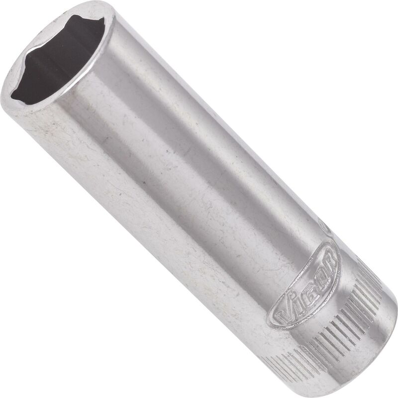 foto del prodotto 6 point socket long v2699n attacco quadro, cavo, 1 4 di pollice 6,3 mm profilo esagonale esterno size 11 mm