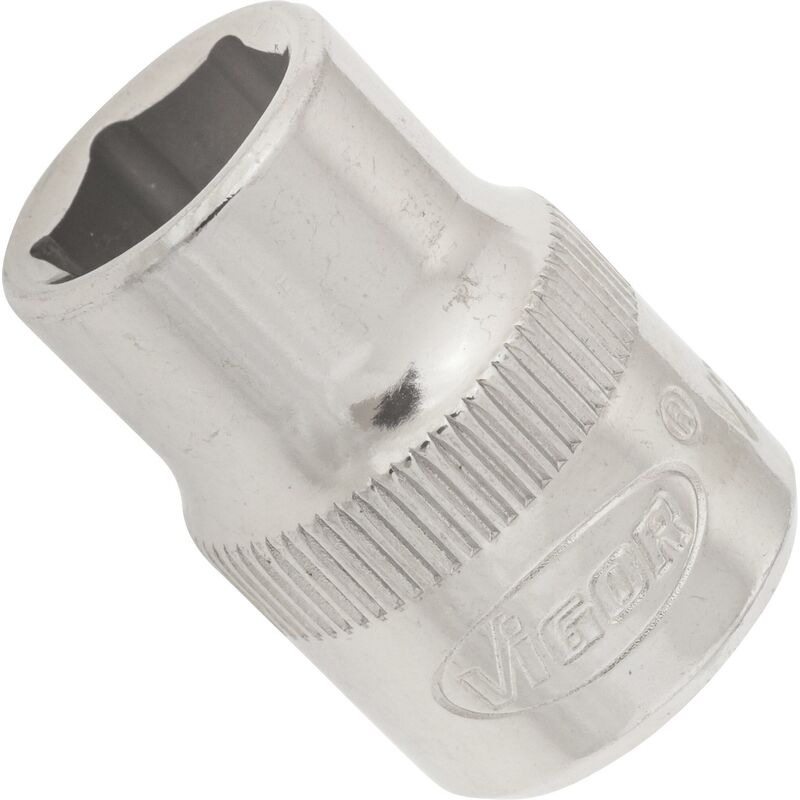 foto del prodotto 6 point socket v2274n attacco quadro, cavo, 3 8 di pollice 10 mm profilo esagonale esterno size 10 mm