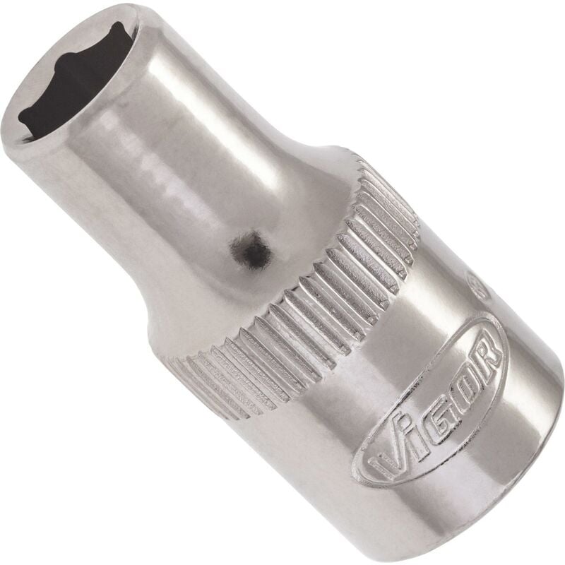foto del prodotto 6 point socket v2417n attacco quadro, cavo, 1 4 di pollice 6,3 mm profilo esagonale esterno size 5.5 mm