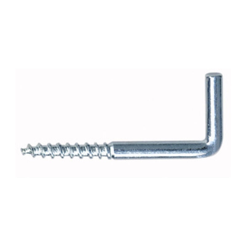 foto del prodotto 6 rampini a vite 21x60 mm in acciaio zincato rampino chiodo legno