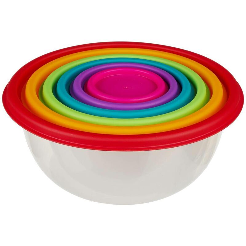 foto del prodotto 6 scatole portaoggetti rotonde colori 5five