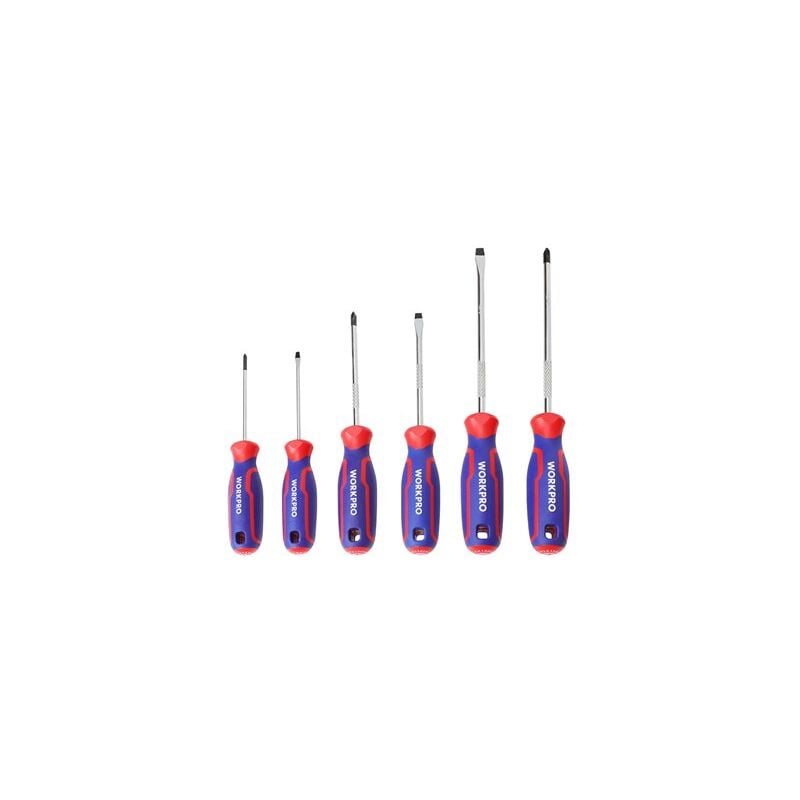 foto del prodotto 6 tlg universale kit cacciaviti ph0, ph1, ph2 workpro
