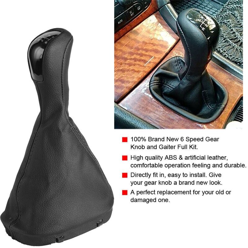 foto del prodotto 6 velocit pomello del cambio cuffia per mercedes benz classe c w203 s203