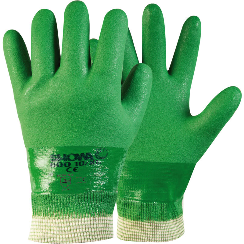 foto del prodotto 600 guanto lavoro impermeabile cotone pvc usi generici 10 xl showa