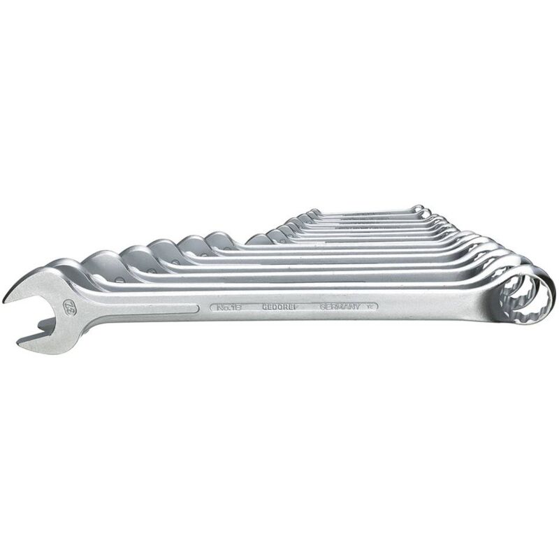foto del prodotto 6000160 kit chiavi combinate 15 parti misura metrica 6 32 mm gedore