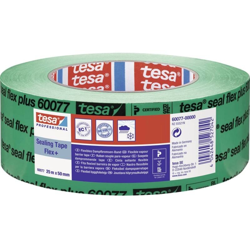 foto del prodotto 60077 nastro sigillante verde l x l 25 m x 50 mm 1 pz. tesa