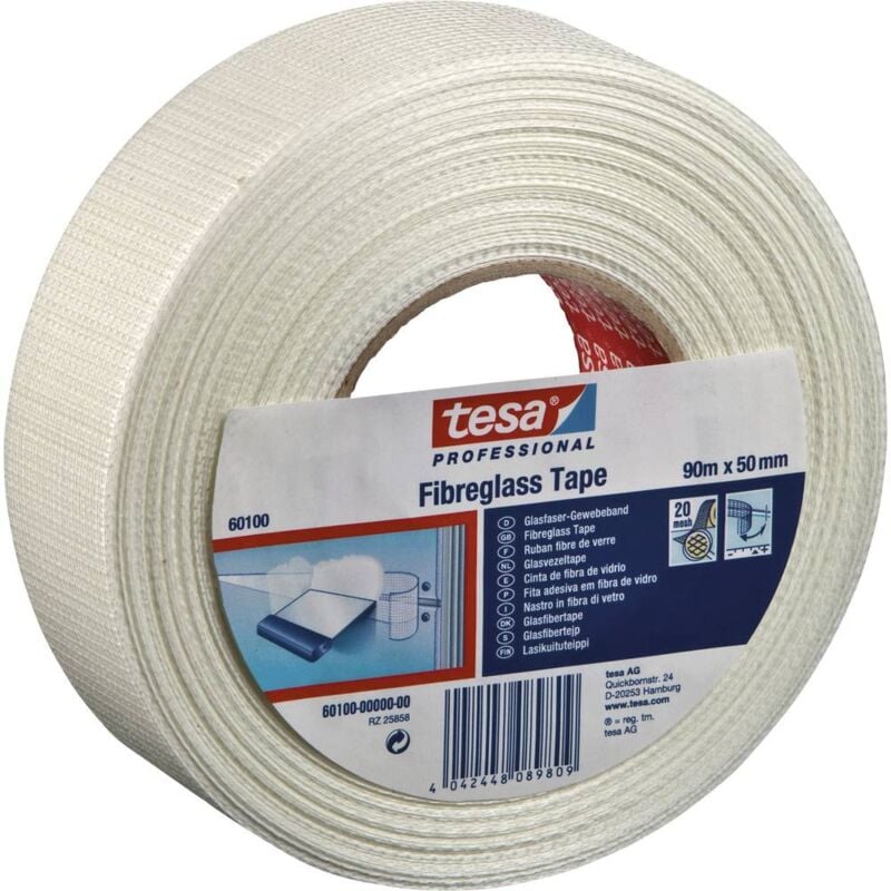 foto del prodotto 60100 00000 00 nastro in tessuto professional bianco l x l 90 m x 50 mm 1 pz. tesa