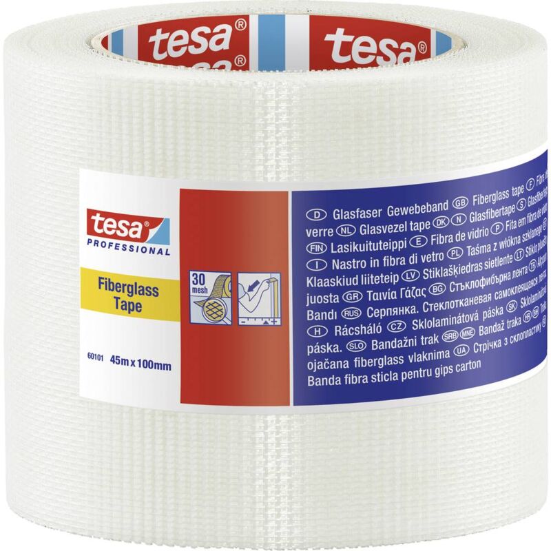 foto del prodotto 60101 00003 00 nastro in tessuto professional bianco l x l 45 m x 10 cm 1 pz. tesa