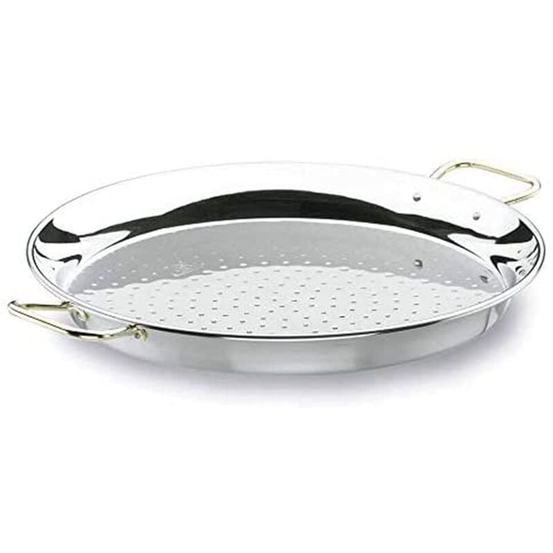 foto del prodotto 60150- padella per paella valenciana inox 50 cm - lacor
