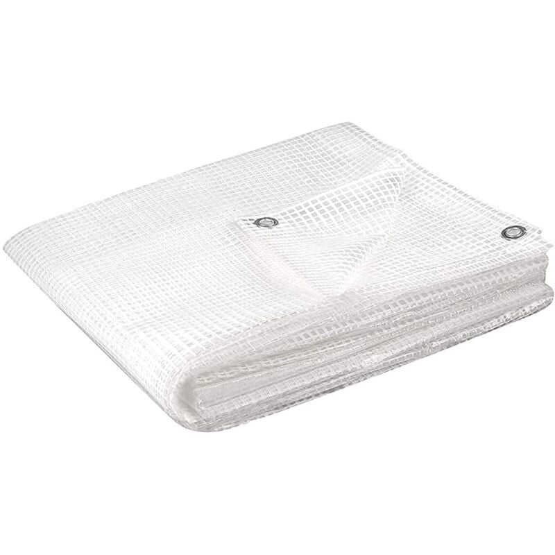 foto del prodotto 6062b1 - telone retinato trasparente con grammatura da 130 g m . taglia 3x3 9 m - kippen