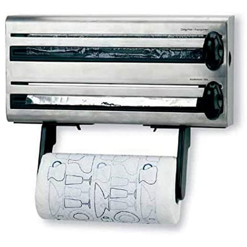 foto del prodotto 60701 portarotoli cucina multiplo inox 18 10 lacor