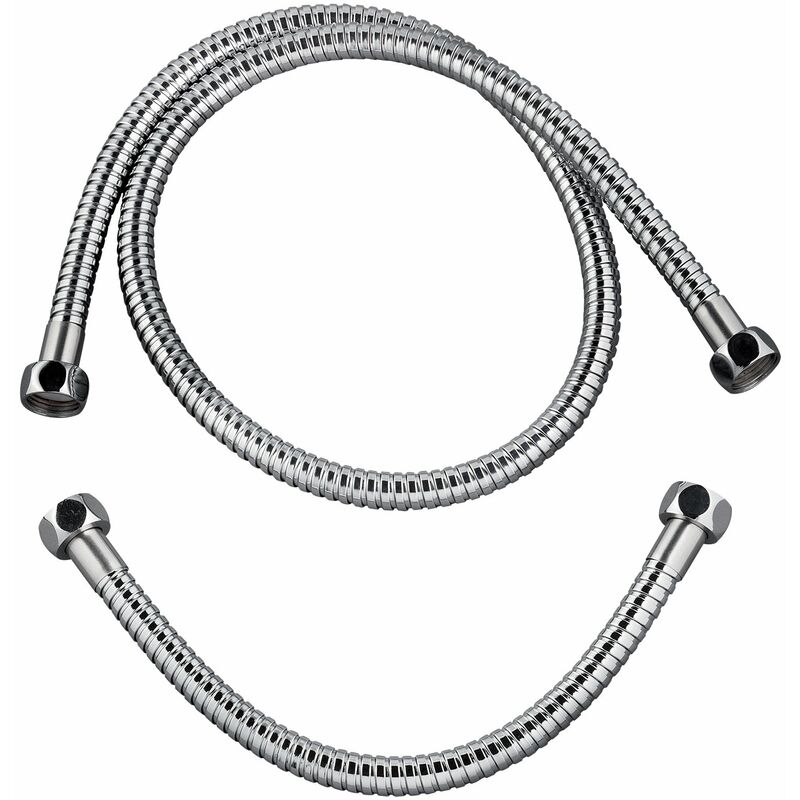 foto del prodotto 60719566 tubo flessibile per doccia, 1 m, elevata resistenza, 30 cm per colonna wirquin
