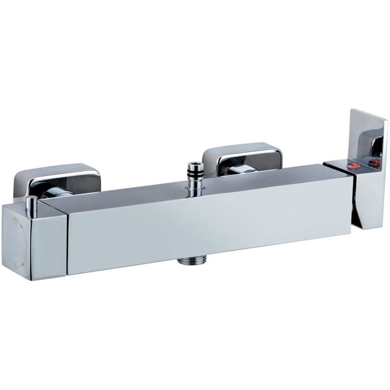 foto del prodotto 60721402 touch-miscelatore meccanico quadrato, uscita alta specifica, cromato, norme - wirquin