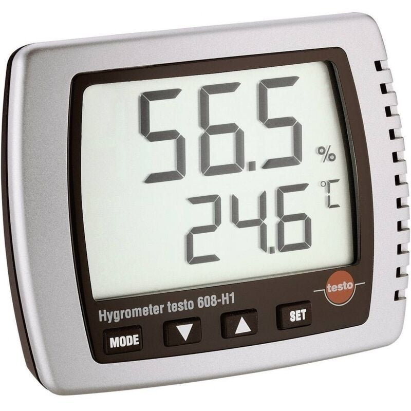 foto del prodotto 608 h1 igrometro 10 ur 98 ur indicatore punto di rugiada e allerta muffa testo