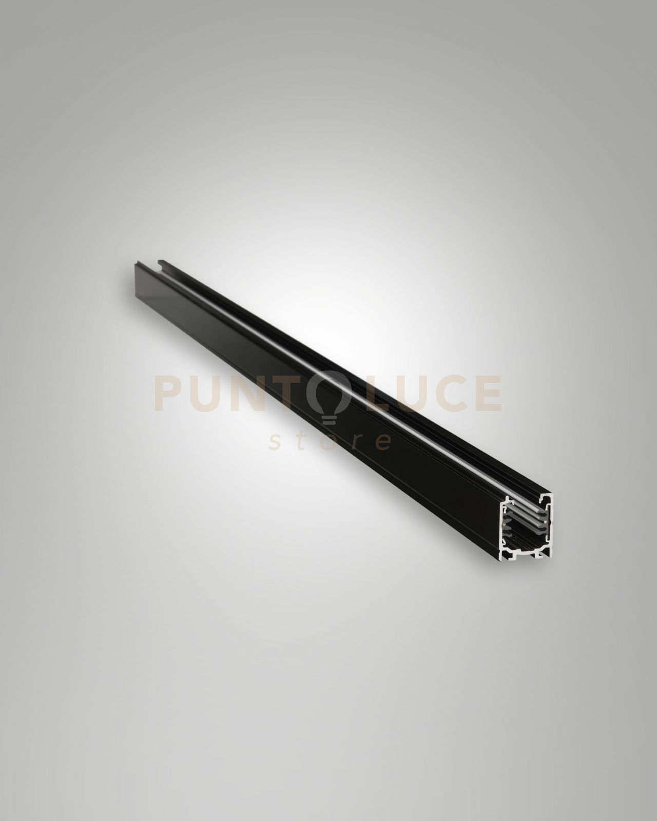 foto del prodotto 6120 16 300 binario track nero standard 3 fasi da l.300cm