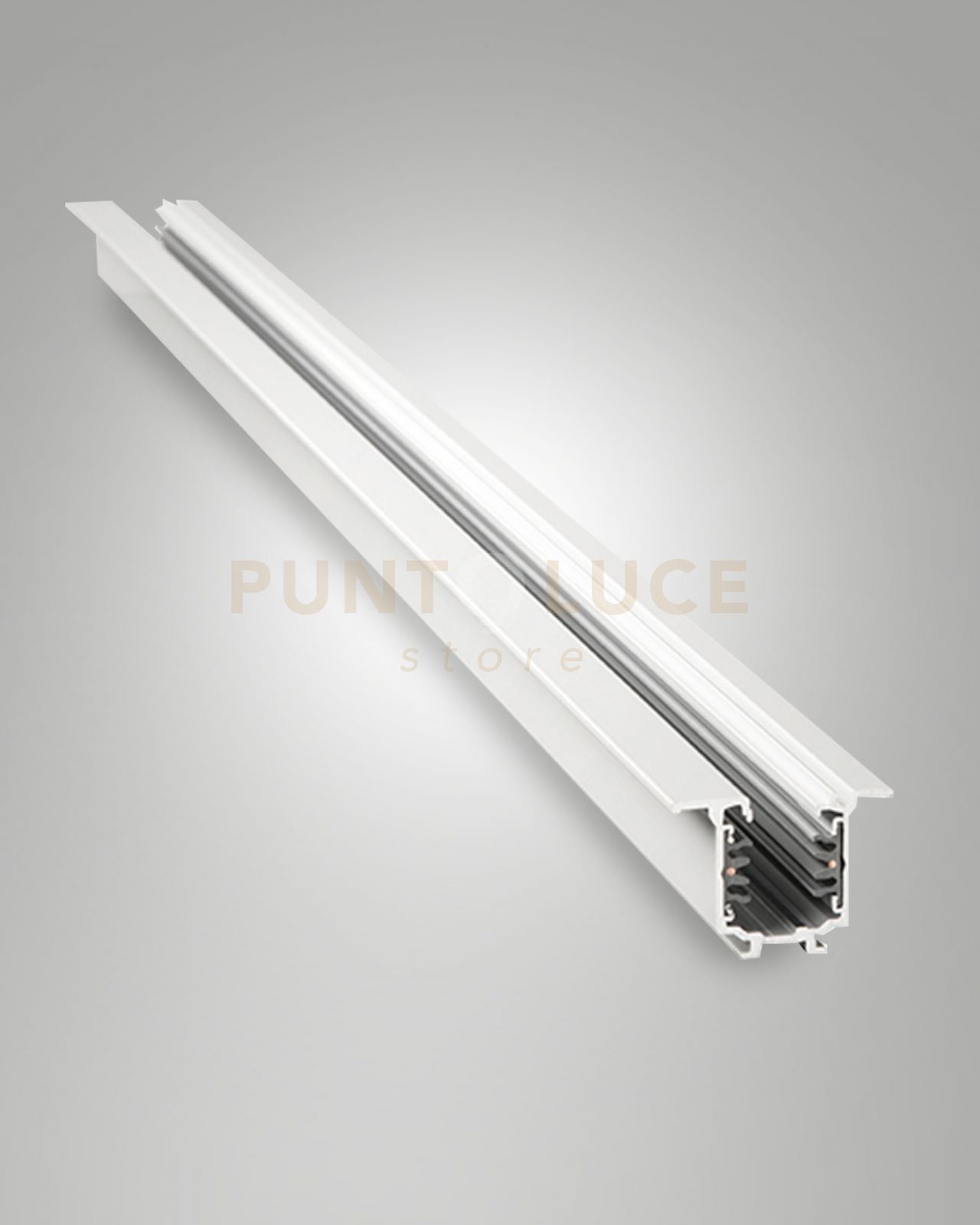 foto del prodotto 6121 05 300 binario bianco incasso 3 fasi dali l.300cm