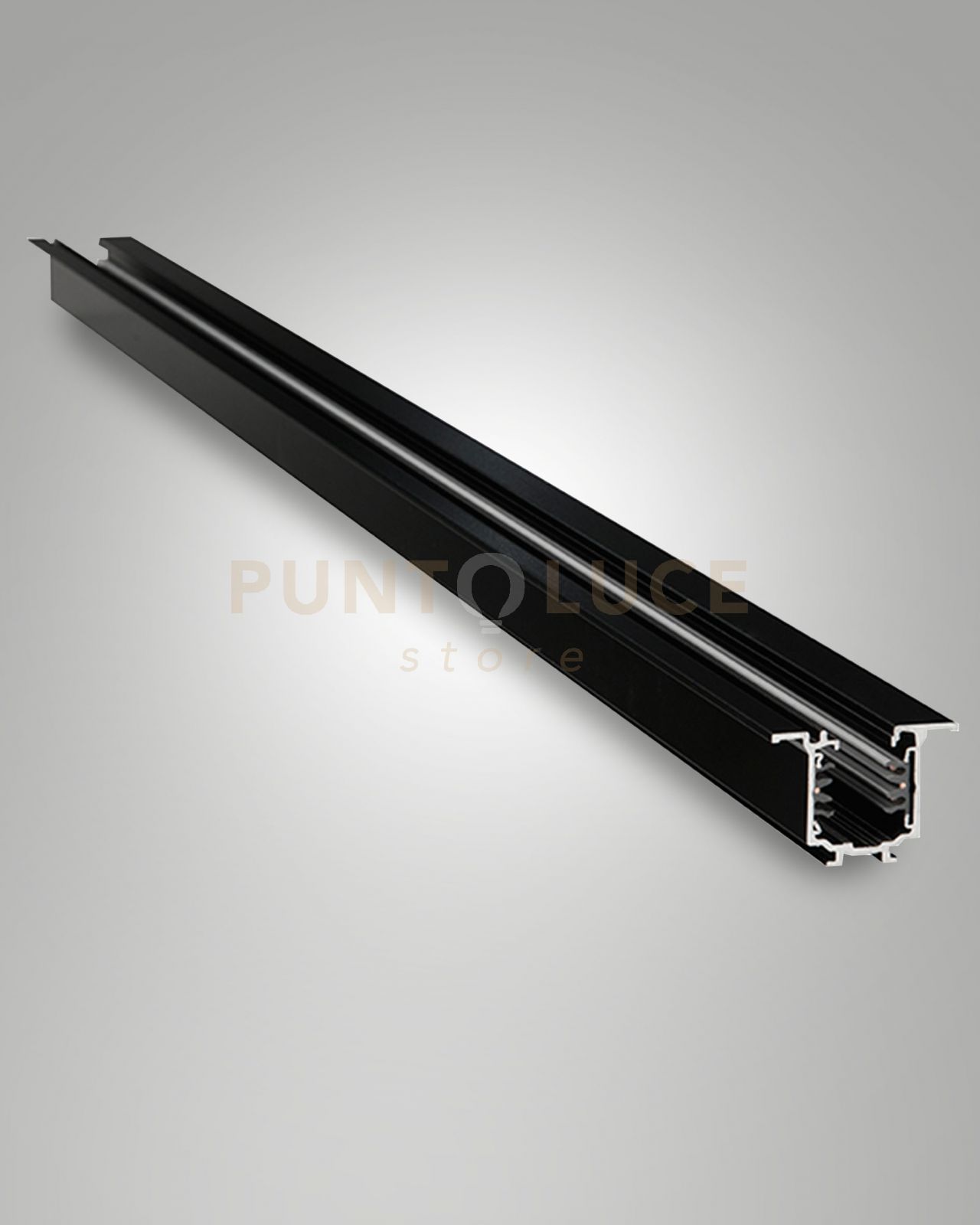 foto del prodotto 6121 06 300 binario nero incasso 3 fasi dali l.300cm